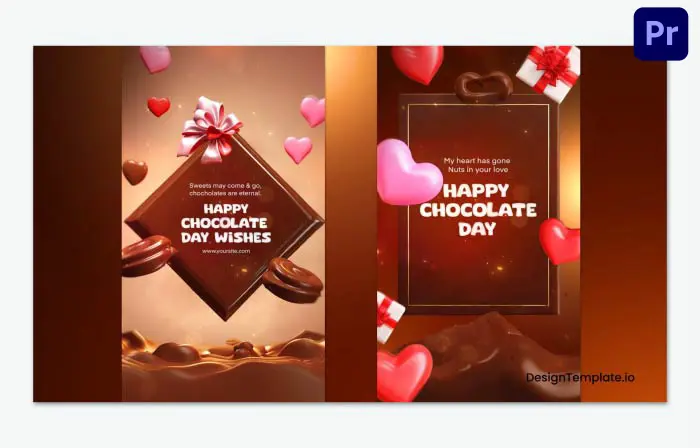 Chocolate Day Wishes 3D Instagram Story